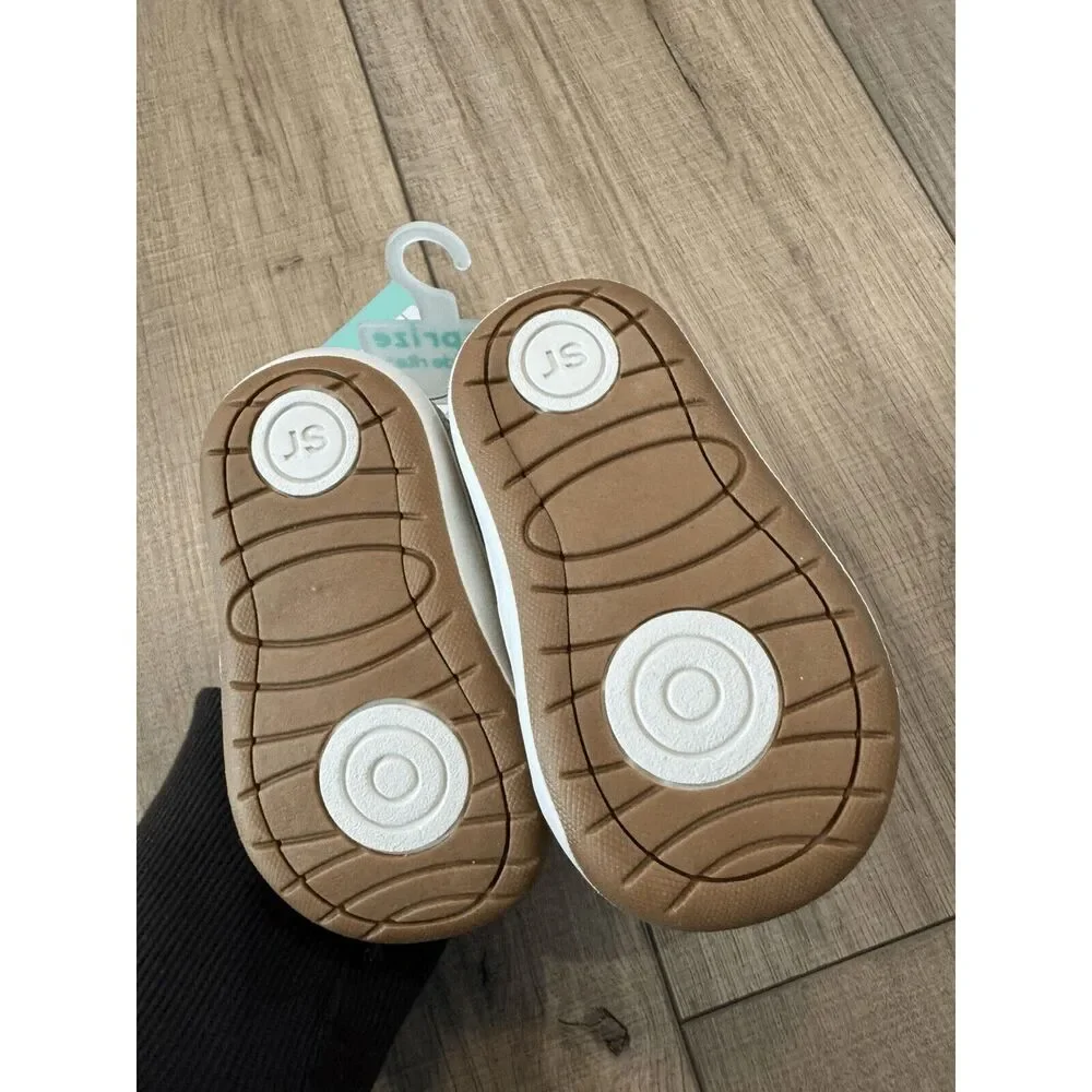 Surprize Stride Rite Chase Baby Boy‎ Size 3 Gray Hook Loop Sneakers shoes